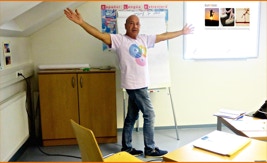 Manfred Hausleitner beim Seminar in Gablitz